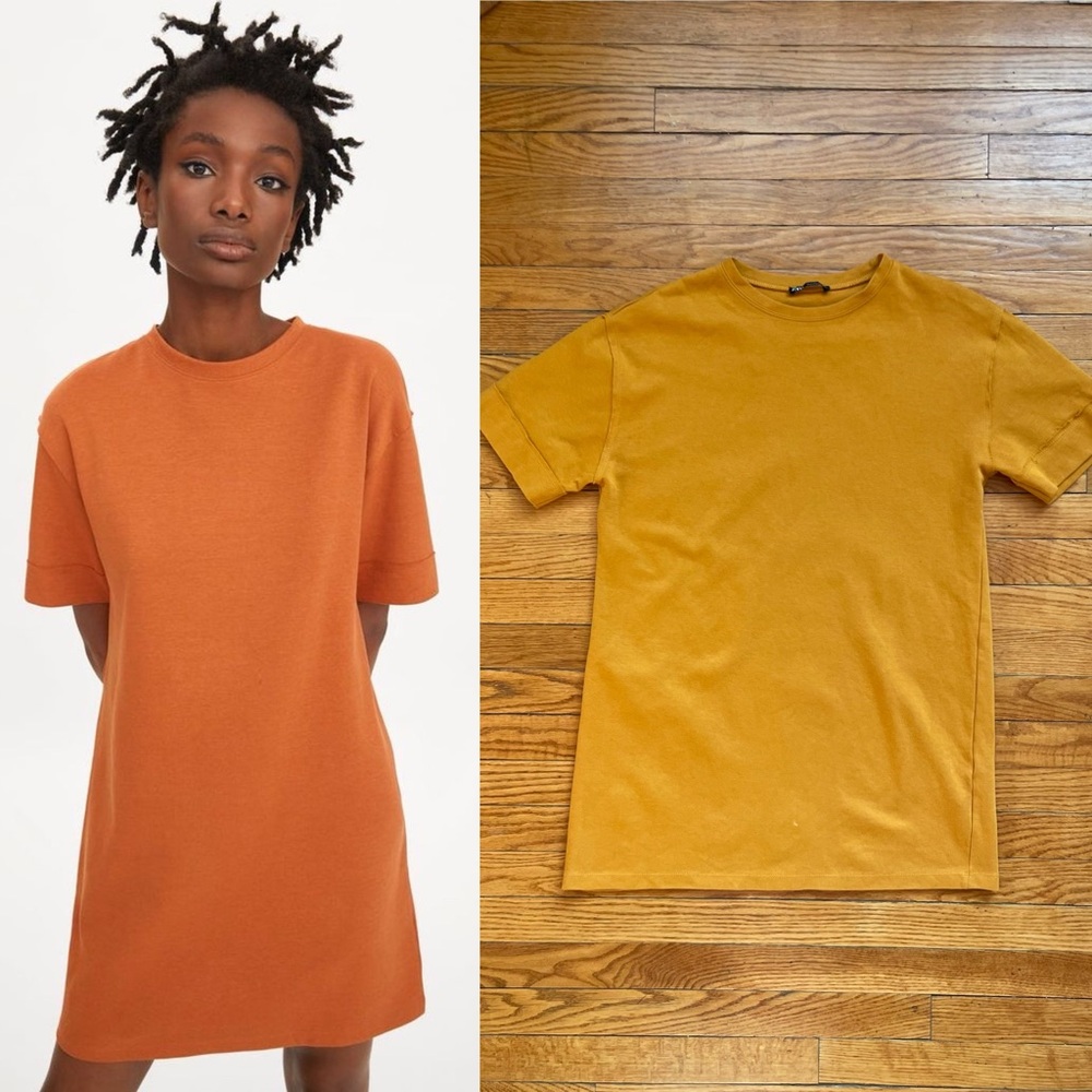 Zara Mini T-shirt Dress